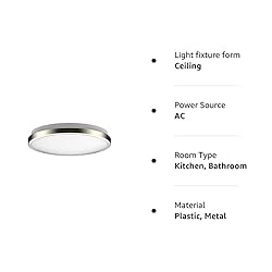 DYMOND LED Ceiling Light Flush Mount 10 Inches