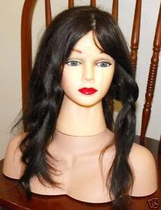 Beautiful Female Head Manikin with Real 10" Long Human Hair+shoulder"Shaina" Mannequin Girl for Cosmetology