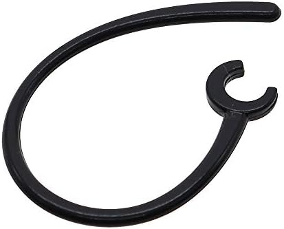 Lot de 10 crochets d’oreillette Bluetooth de rechange, noir