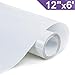 ARHIKY Iron on Heat Transfer Vinyl Roll HTV (12"x6',White) primary