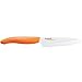 Kyocera Advanced Ceramic Revolution Series 4.5-inch Utility Knife, Orange Handle, White Blade