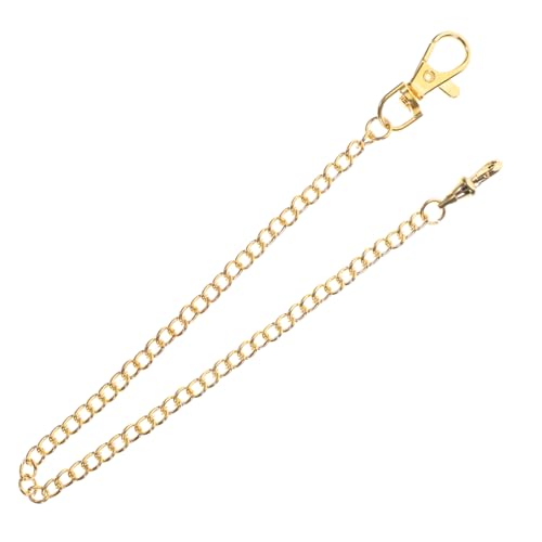 PartyKindom Vintage Pocket Watch Chain with Lobster Clasp Elegant Clothing Chain Accessories for Jeans and Vests Stylish and Skin Friendly Design present for DIY Enthusiasts