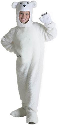 Kacm Polar Bear Kids Cosplay Costume White