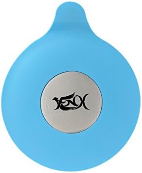FNX Silicone Tub Drain Stopper / Bathtub Drain Stopper / Bathroom Sink Drain Stopper / Bathroom Drain Stopper / Sink Stopper - Blue (black logo)