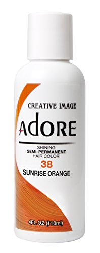 Adore Semi-Permanent Haircolor #038 Sunrise Orange 4 Ounce (118ml)