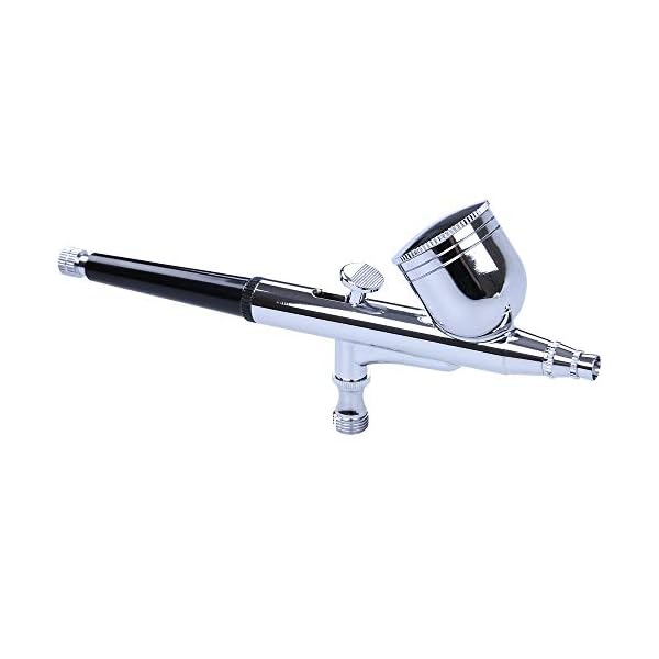 TIMBERTECH ABPST01 Airbrush-Set mit Adapter, Schlauch, DÃ¼sen und Nadeln, Pistole – Bild 4