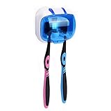 Noverlife Sanitizer Toothbrush Holder, Wall Mount Dental Toothbrush Cleaner Portable Travel Sterilizer Case Tools