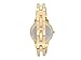 Anne Klein Women's AK/2628BKGB Diamond-Accented Gold-Tone Open Bangle Watch