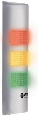 WERMA 691.400.55 FlatSIGN BM, 24 VAC/DC, Pc/Abs Blend, Green/Yellow/Red