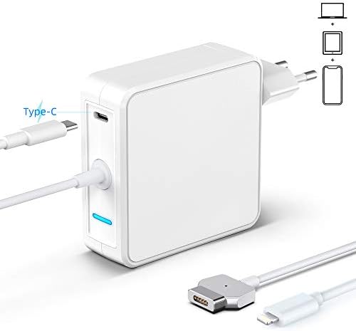 Charger Macbook Pro Avec Chargeur Iphone SIXNWELL Compatible Chargeur Mac Book, Chargeur Mac Book Pro avec