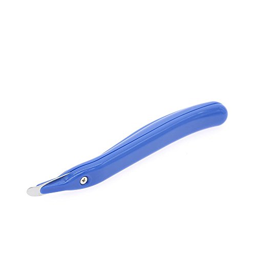 Shuxy 4 Pack Magnetic Staple Remover Push Style Remover Easy Staple Removal Tool For School Office Home - Blue - Thumbnail 3