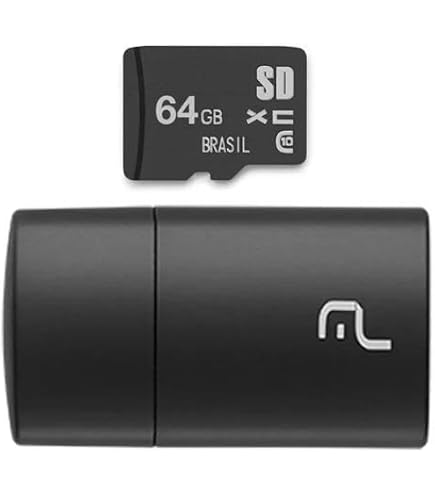 Pen Drive 2 em 1 Leitor USB + Cartão de Memória Classe 10 32GB