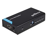 gofanco HDMI Splitter 4K 1X4 Port HDMI to HDMI Signal Distributor with 4 EDID Modes, Supports up to Ultra HD 4K @30Hz,3D, Compliant with HDMI and HDCP Standards, 1 in 4 Out (Splitter4P)