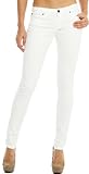 Hey Collection Juniors Brushed Stretch Twill Skinny Jeans