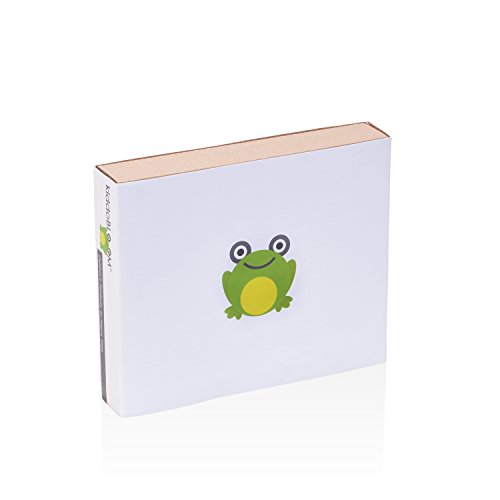 image for Kiddobloom Baby Stainless Steel Utensil Set, Frog Model, High Grade St