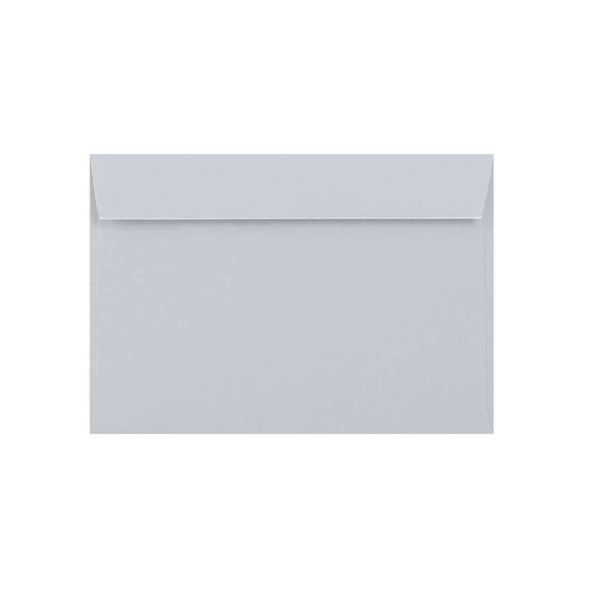 C6 Coloured envelopes for A6 Greeting Cards Wedding Invitation Crafts 114x162mm - Pack of 15 envelopes (Light Grey P&S)