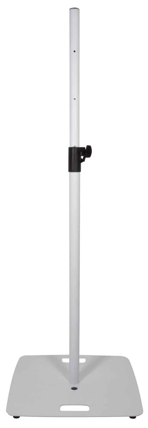 QTX Maximum Stability Speaker Stand with Adjustable Height White 104-182cm