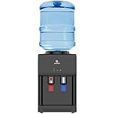 Avalon Premium Hot/Cold Top Loading Countertop Water Cooler Dispenser With Child Safety Lock. UL/Energy Star Approved- Black - A1CTWTRCLRBLK