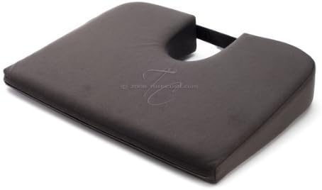 Extra Firm EXTENDED Tush Cush Seat Cushion 15x20 Charcoal by Tush Cush