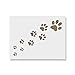 Trail of Paw Prints Stencil - Paw Stencil, Dog Stencil, Cat Paw Stencil, Dog Paw Stencil, Paw Print