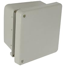 BUD Industries NF-6610 Fiberglass NEMA Box with Screwed Cover, 7-3/4