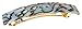 France Luxe Classic Rectangle Hair Barrette, South Sea - Classic French Design for Everyday Wear