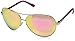 GUESS Factory Faux-Leather Aviator Sunglasses