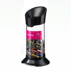 Straight 5 litre Black Battery Tube