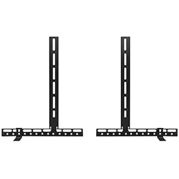HYASIA Soundbar Mount, Sound Bar Bracket for Soundbar with Holes/Without Holes, Sound Bar Mount Bracket for Mounting Above or Under TV, Fits 32 to 70 Inch TVs, up to 22 lbs.