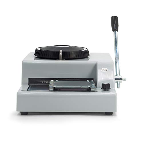 KIMTEM Manual Embossing Machine, Card Embosser Printer for PVC Credit