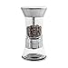 Handground Precision Manual Coffee Grinder: Conical Ceramic Burr Mill - Brushed Nickel