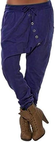 STORTO Women's Drop Crotch Hip Hop Jogger Harem Pants Trousers