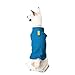 Gooby - Fleece Vest, Small Dog Pullover Fleece Jacket with Leash Ring, Deep Blue, Small