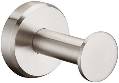 Havin HH1109 SUS304 Stainless steel Single Robe and Towel Hook Wall Mount, Brushed Nickel,Coat Towel Robe Hook (Round Base Hook)