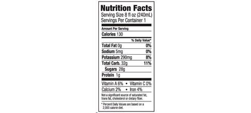 CHERIBUNDI ENERGY DRINK, CHERRY JUICE, 8 OUNCE