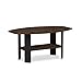 Furinno Simple Design Coffee Table, Columbia Walnut/Black