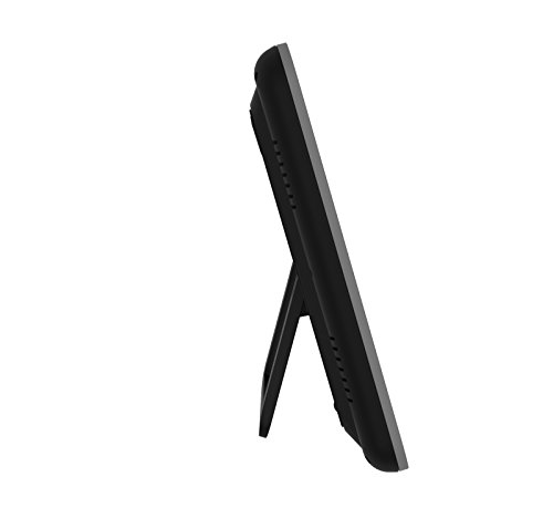 image for Marathon CL030067GG Slim Atomic Full Calendar Clock with Large 3.25