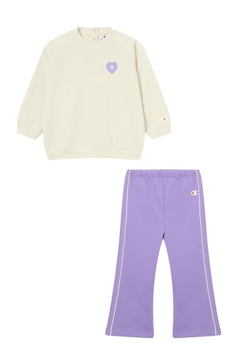 Champion Legacy-Sweatanzug für Mädchen, beige, 68