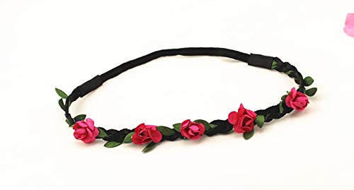 Accessories Pda - 3pcs Lot Fashion Women Bride Flower Headband Bohemian Style Rose Crown Hairband Ladies Elastic Beach - Accessories Headband Artificial Dried Flowers Crown Hawaiia