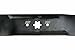 USA Mower Blades (2 MTD610MBP Toothed Extra High-Lift for MTD 4720610 490110M114 7420610A Length 19-1/4in. Width 2-3/4in. Thickness .150in. Center Hole 6 Point Star 38in. Deck