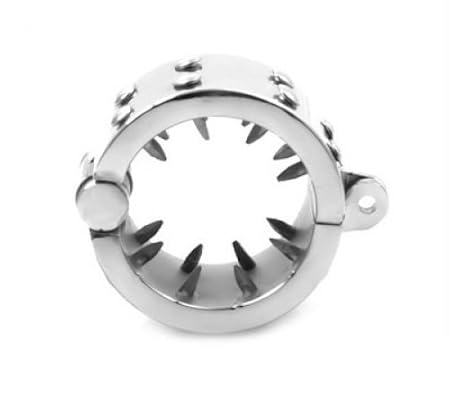 Roestvrij staal Male Chastity Device - Teeth Spiked Cock And Ball Ring - Sta, 1er Pack (1 x 1 Stück)
