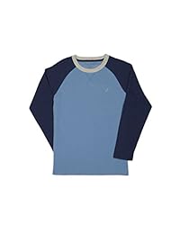 Nautica Raglan - Camiseta de manga larga para niño