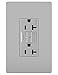 Legrand radiant 2097GRYCCD12 20 Amp GFCI Self Test Decorator Duplex Outlet, Gray (1 Count)