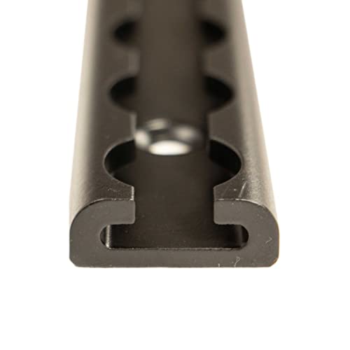 US Cargo Control 8 Piece Black LTrack Tie Down System, Includes LTrack Rails and Single Stud