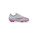 Nike Youth Mercurial Victory V Firm Ground [WOLF GREY/BLACK/HYPER PINK]