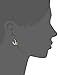 Amazon Essentials Citrine Leverback Earrings in Sterling Silver (7mm), (previously Amazon Collection)