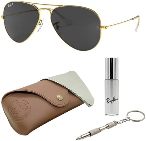 Amazon.com: Ray-Ban RB3025 Pilot Shape Polarized Sunglasses  display picture 1