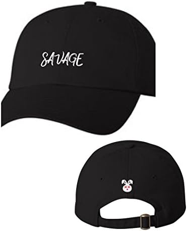 Savage Premium Dad Cap (Black / White)