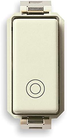 Vimar 10A Switch 1P Rocker Push Button ON-OFF IP40, Beige