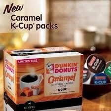 K-cups Caramel 14 count coffee by Dunkn Donuts